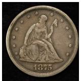 1875 20-CENT LIBERTY SEATED