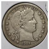 1911 BARBER QUARTER XF