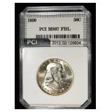 1950 FRANKLIN HALF DOLLAR PCI SUPERB GEM BU FBL