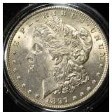 1897 MORGAN DOLLAR CH BU