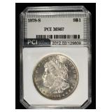 1878-S MORGAN DOLLAR PCI SUPERB GEM BU