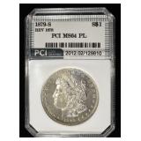 1879-S REV 78 MORGAN DOLLAR PCU CH/GEM BU PL