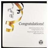 2023 AMERICAN SILVER EAGLE CONGRATS SET