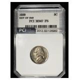1939 REV OF 40 JEFFERSON 5C PCI SUPERB GEM BU FS
