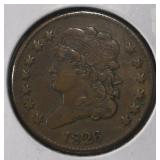 1826 CLASSIC HEAD HALF CENT XF