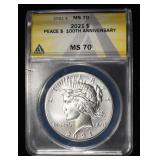2021 PEACE DOLLAR ANACS MS70