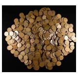 (500) WHEAT CENTS: MIXED DATES