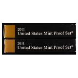 (2) 2011 US PROOF SETS