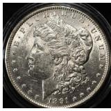 1891-S MORGAN DOLLAR BU