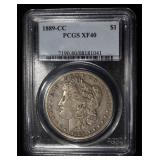 1889-CC MORGAN DOLLAR PCGS XF-40