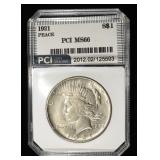 1921 PEACE DOLLAR PCI SUPERB GEM BU