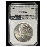 1927 PEACE DOLLAR PCI CH/GEM BU