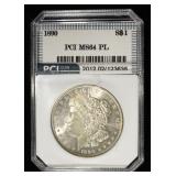 1890 MORGAN DOLLAR PCI CH/GEM BU PL