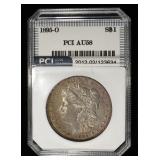 1895-O MORGAN DOLLAR PCI AU/BU