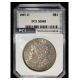 1897-O MORGAN DOLLAR PCI CH BU