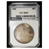 1886 MORGAN DOLLAR PCI SUPERB GEM BU