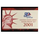 2001 US SILVER PROOF SET