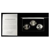 2006-W AMERICAN SILVER EAGLE 3-COIN SET