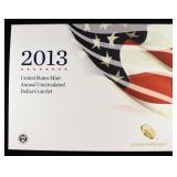 2013 UNCIRCULATED DOLLAR COIN SET