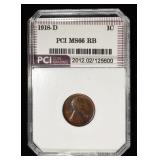 1918-D WHEAT CENT PCI SUPERB GEM BU RB