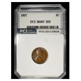 1927 WHEAT CENT PCI SUPERB GEM BU RB