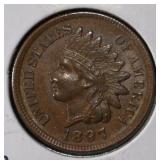 1897 INDIAN CENT CH TO GEM UNC