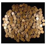 (500) WHEAT CENTS: MIXED DATES