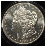 1881-S MORGAN DOLLAR CH BU
