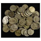 (50) WAR NICKELS