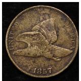 1857 FLYING EAGLE CENT