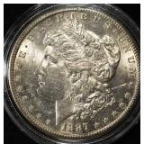 1887-S MORGAN DOLLAR BU