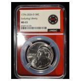 1776-2026-D 50C ENDURING LIBERTY NGC MS65