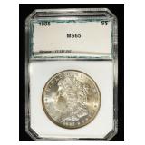 1885 MORGAN DOLLAR PCI GEM BU