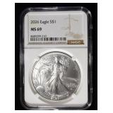 2026 AMERICAN SILVER EAGLE NGC MS69