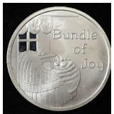 BUNDLE OF JOY 1 OZ .999 SILVER ROUND