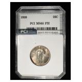 1920 STANDING LIBERTY QUARTER PCI GEM BU FH
