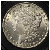 1882 MORGAN DOLLAR CH/GEM BU