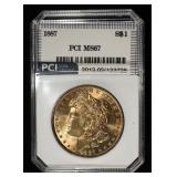 1887 MORGAN DOLLAR PCI SUPERB GEM BU