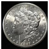 1887-S MORGAN DOLLAR AU