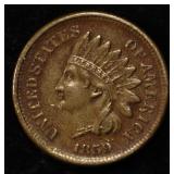 1859 INDIAN CENT AU