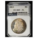 1880-S MORGAN DOLLAR PCI SUPERB GEM BU PL