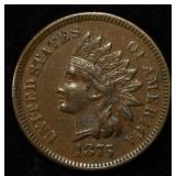 1875 INDIAN CENT AU