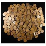 (500) WHEAT CENTS