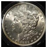 1885 MORGAN DOLLAR CH BU