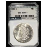 1879-S MORGAN DOLLAR PCI SUPERB GEM BU