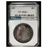 1897 MORGAN DOLLAR PCI GEM BU