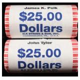 (50) $1 PRESIDENTAL DOLLARS