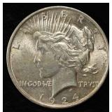 1924 PEACE DOLLAR