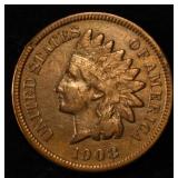 1908-S INDIAN CENT AU