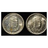 1947-D,S BTW COMMEM HALVES CH BU